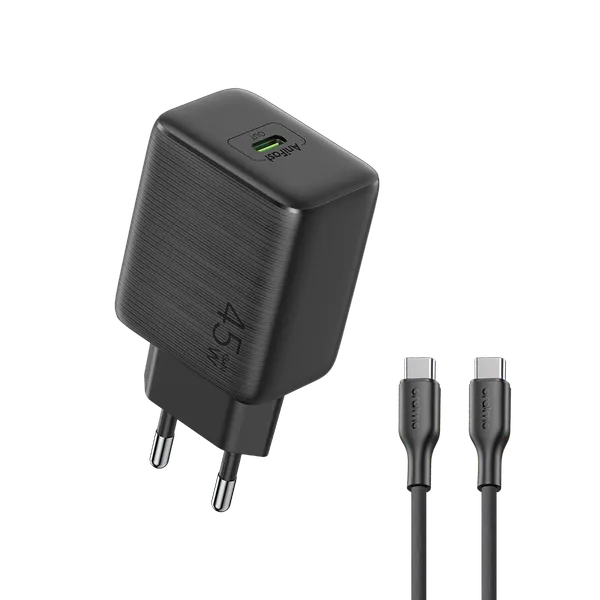 Oraimo CAKT Fast Type-C Charger Adapter EU (OCW-5451ECC)- Black T-TECH
