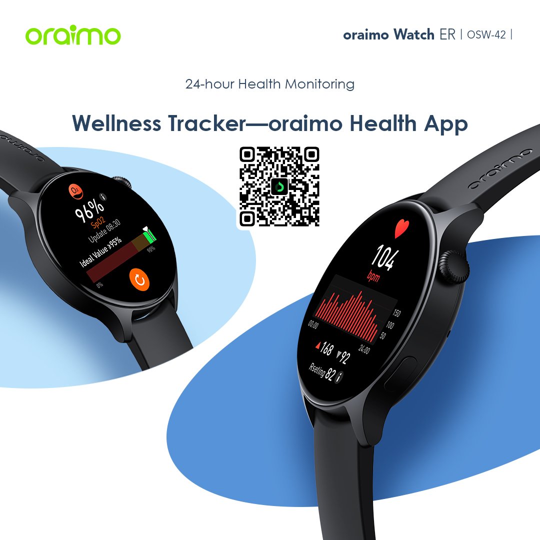 Oraimo OSW-42 Watch ER 1.43” AMOLED Calling Smart Watch (1)