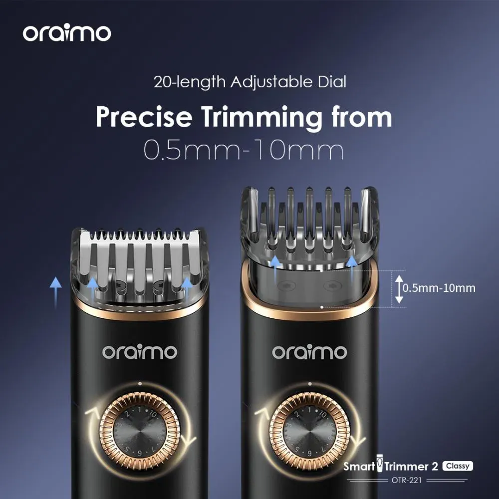 Oraimo OTR-221 SmartTrimmer 2 Multi-Functional Beard Trimmer (1)