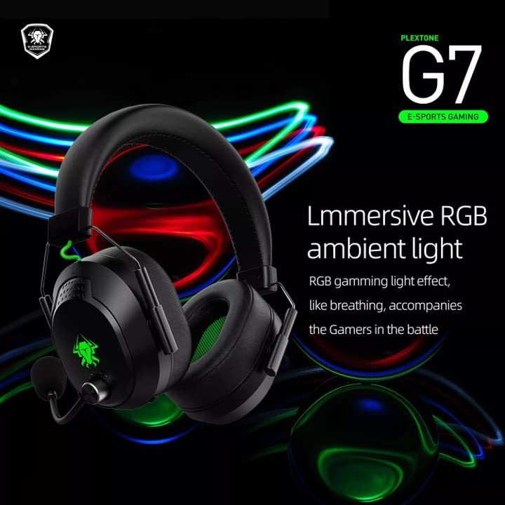 PLEXTONE G7 RGB 50mm Drivers ENC Gaming Headphones (1)