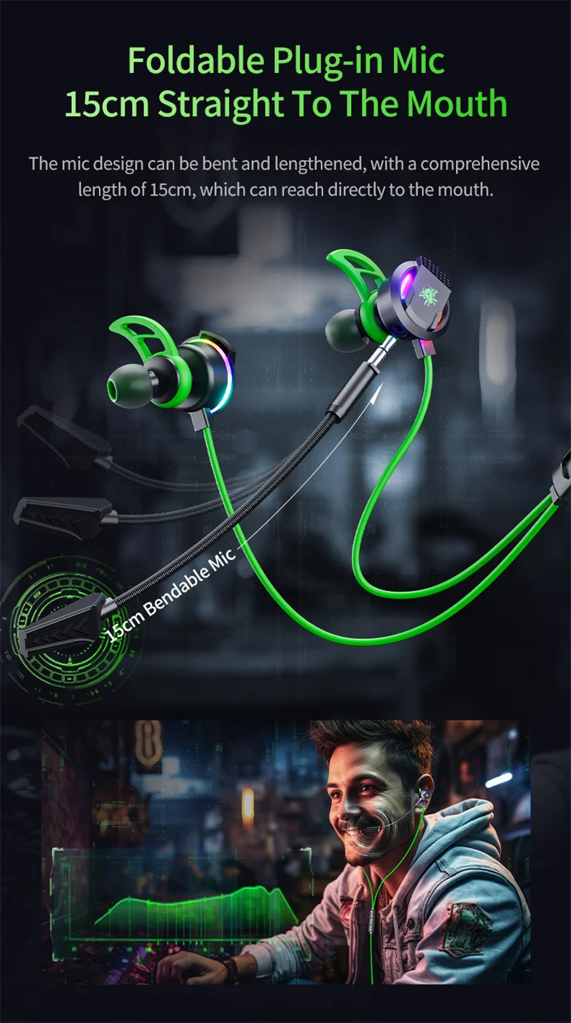 Plextone RX3 PLUS Type-C Wired Gaming Earphone