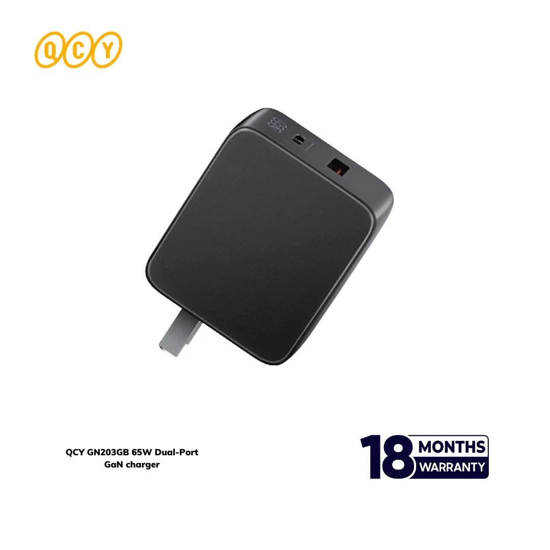 QCY GN203GB 65W GaN Fast Charger
