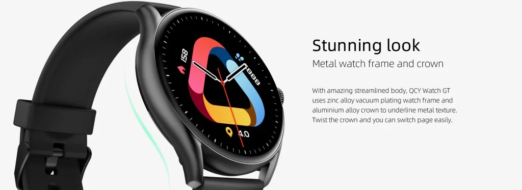 QCY Watch GT Smart Watch Retina AMOLED Display (1)