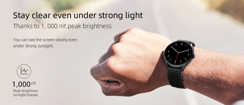 QCY Watch GT Smart Watch Retina AMOLED Display (1)