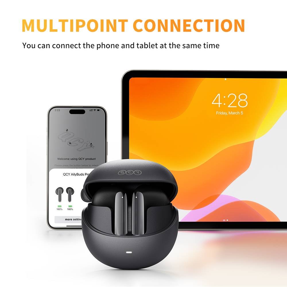 Qcy AlyBuds Pro (HT10) Semi in Ear ANC Earbuds (6)