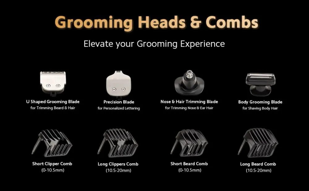 Xiaomi Mi Grooming Kit Pro Professional Styling Trimmer Body Grooming (4)