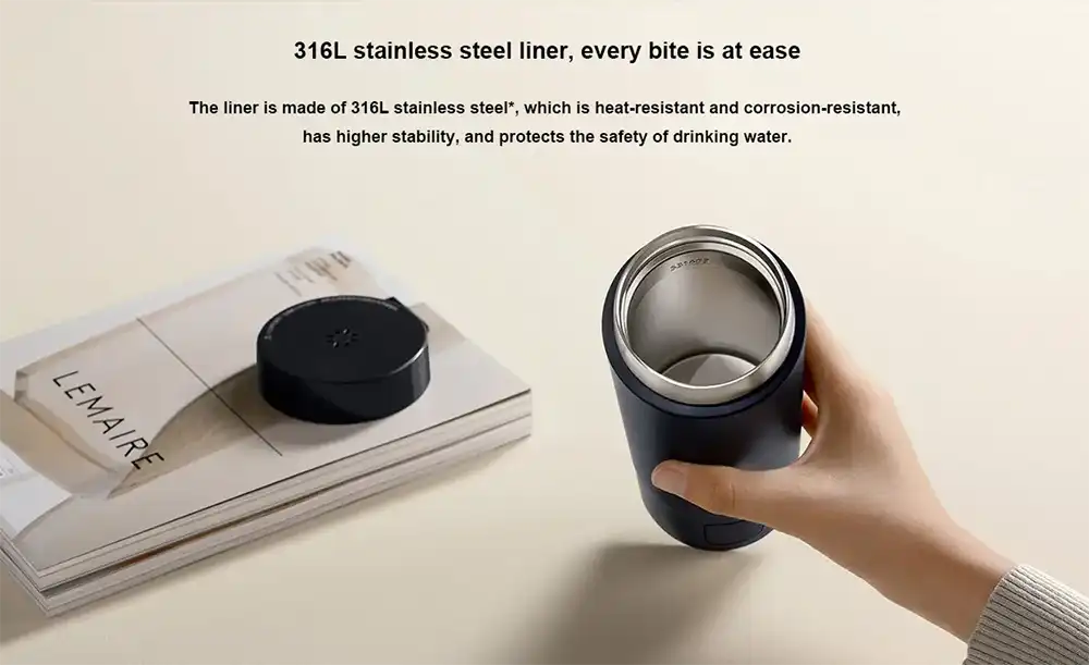 Xiaomi Mijia Portable Electric Cup 2 Vacuum Flask 350ML
