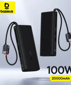 Baseus FC41 100W 20000mAh Power Bank with Built-in USB-C Cables