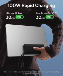 Baseus FC41 100W 20000mAh Power Bank with Built-in USB-C Cables - 3