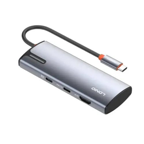 LDNIO DS-17H 7-in-1 USB-C Hub Adapter (HDMI, RJ45, SD/TF)