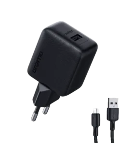 oraimo 18W Rapid Charge with Micro USB Cable Cannon 18S (OCW-5184E+M53) - Black T-TECH