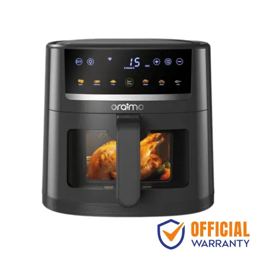 Oraimo NutriFry S1 Ultra 1500W 6L Air fryer (OAF-261A)- Graphite Black Oraimo NutriFry S1 Ultra 1500W 6L Air fryer (OAF-261A)- Graphite Black