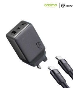 Oraimo OCW-7652E HyperGaN 65W Wall Charger Kit with 100W Type-C Cable