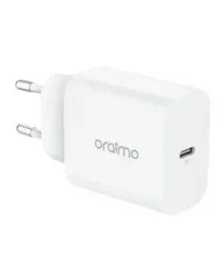 Oraimo PowerCube 202 EU 20W Fast Charger With Type-C to Lightening Cable (OCW-5202-ECL)- White T-TECH