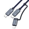 Hoco U134 USB-C to USB-C/iPhone 2-in-1 Cable