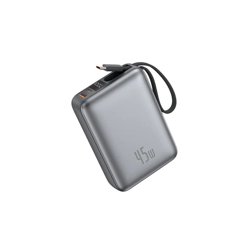 Foneng PX138 20000mAh 45W Power Bank with Built-in Cable
