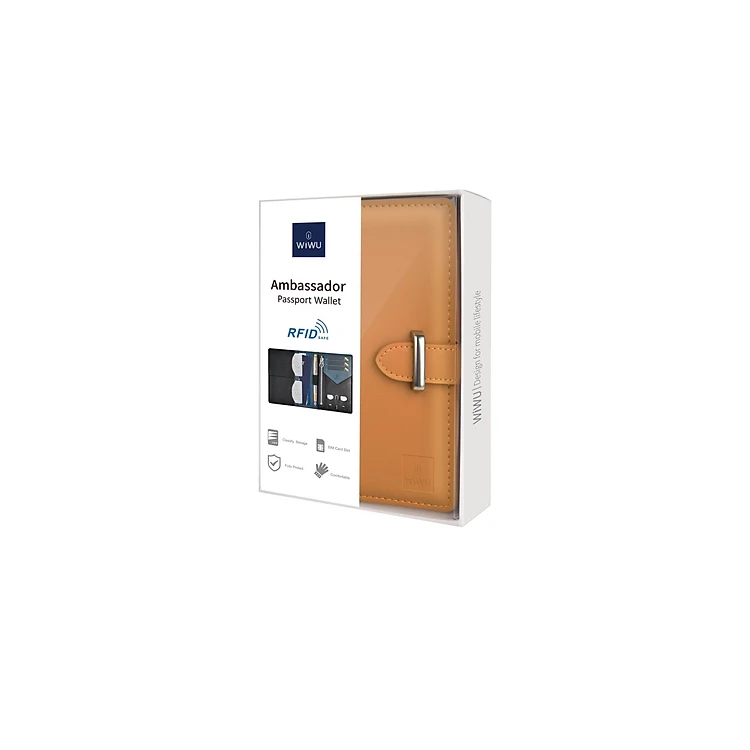 WiWU Ambassador Passport Wallet for Cards, Papers & Airline Tickets - 2