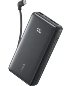Anker Zolo 20000mAh 22.5W Power Bank with Built-in Type-C Cable