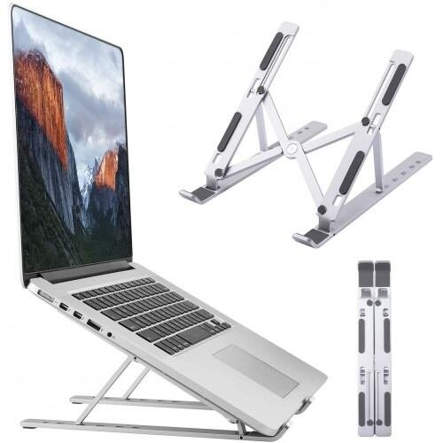 Adjustable & Foldable 10″ to 17.5″ 6 Angles Laptop Stand