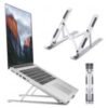 Adjustable & Foldable 10" to 17.5" 6 Angles Laptop Stand
