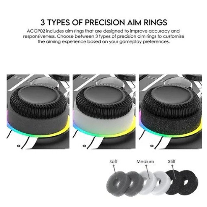 Fantech ACGP02 Gamepad Accessories - D-pad, Thumbstick and Aim Ring Replacement Kit
