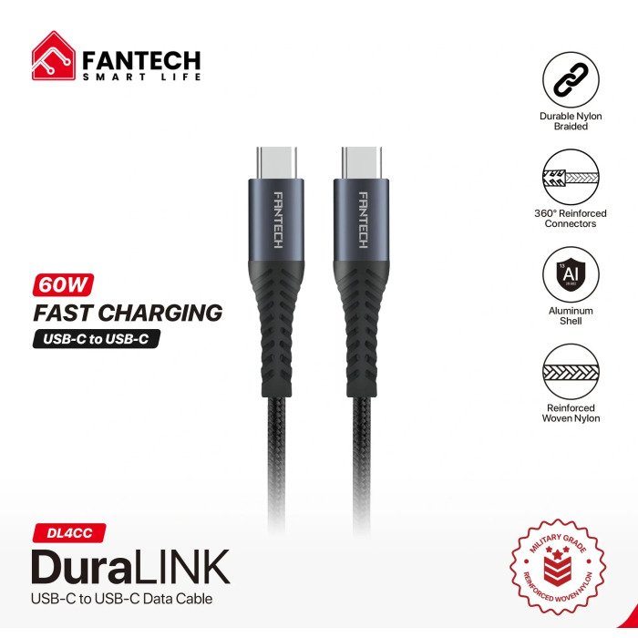 Fantech DuraLINK DLT1CC Type-C to Type-C Data Cable