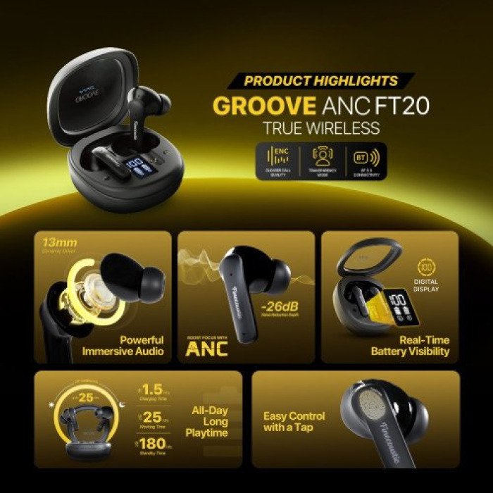Fantech FT20 Groove ANC True Wireless Earbuds