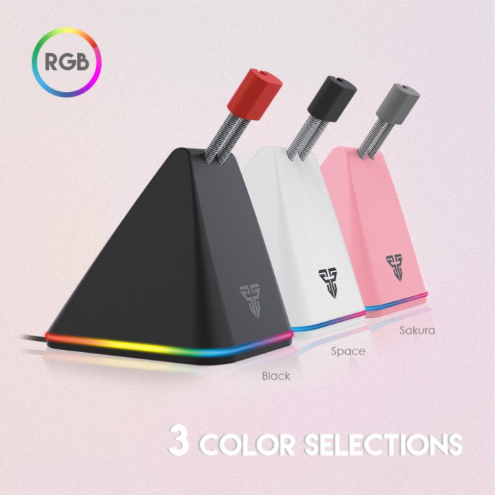 Fantech MBR01 Mouse Bungee Color Options Black White Pink