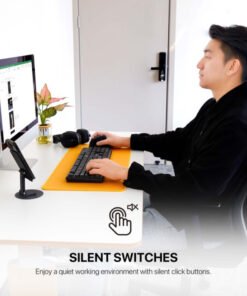 Fantech W195 – silent click switches in use