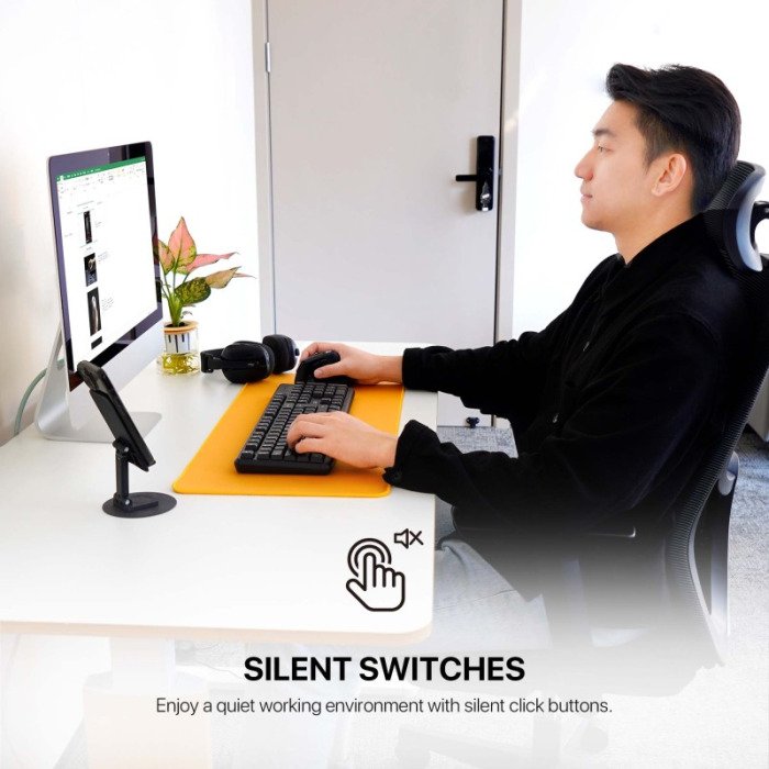 Fantech W195 – silent click switches in use