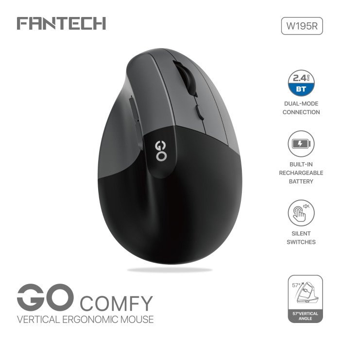 Fantech W195R – key features, DPI and Bluetooth badges