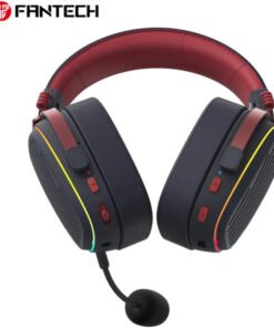 Fantech WHG02P Harmony Pro Blue - side profile with detachable microphone