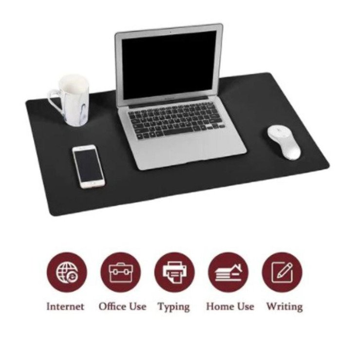Fiesta Rexine Mouse Pad – PU leather surface with stitched edges