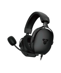 Fantech MH92 Carbon Wired Gaming Headphone – black colorway, front view