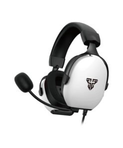 Fantech MH92 Carbon Wired Gaming Headphone – white colorway, front view