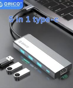 ORICO 5SXRJ Type-C 5-in-1 Multifunctional Hub