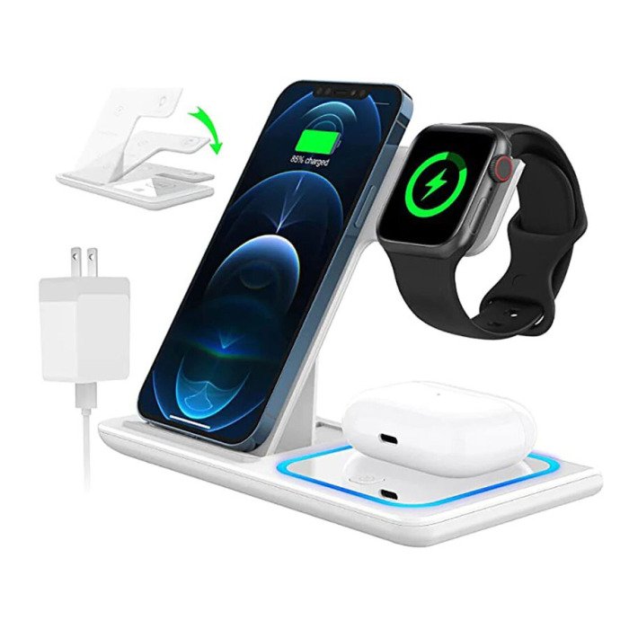 Recci 3-in-1 Foldable Wireless Charger 15W