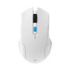 Fantech WG12RS Raigor III – white wireless silent mouse front view