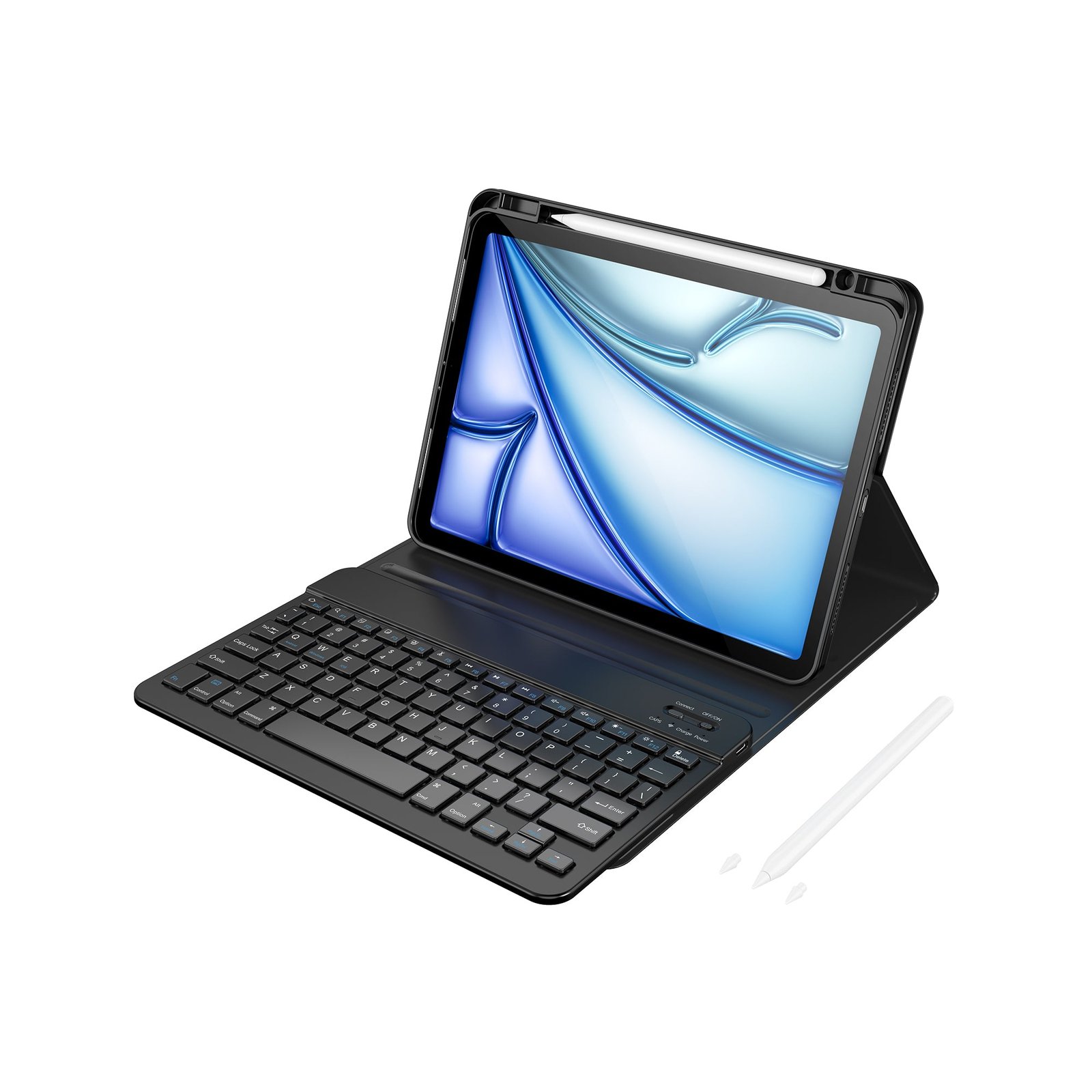 WiWU MK-006 3-in-1 iPad Keyboard Case with Trackpad & Stylus - Image 2