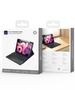 WiWU MK-006 3-in-1 iPad Keyboard Case with Trackpad & Stylus - Image 6
