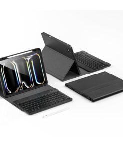 WiWU MK-006 3-in-1 iPad Keyboard Case with Trackpad & Stylus - Image 3