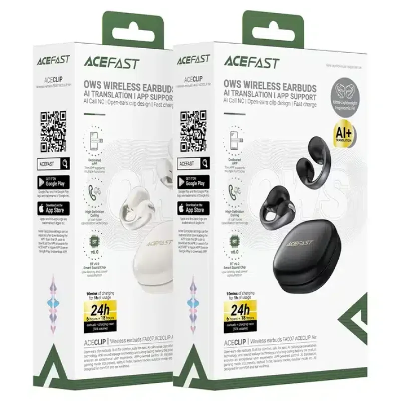 ACEFAST FA007 ACECLIP Air OWS Open-Ear Earbuds with AI Translation