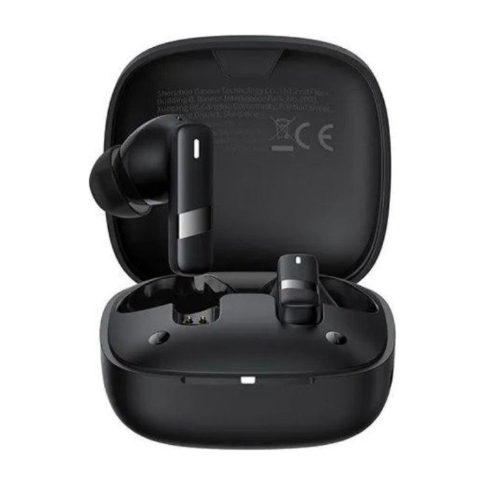 Baseus Bowie E20S – black charging case with earbuds