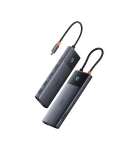 Baseus Metal Gleam Series 10-in-1 HUB (Black) - Image 2