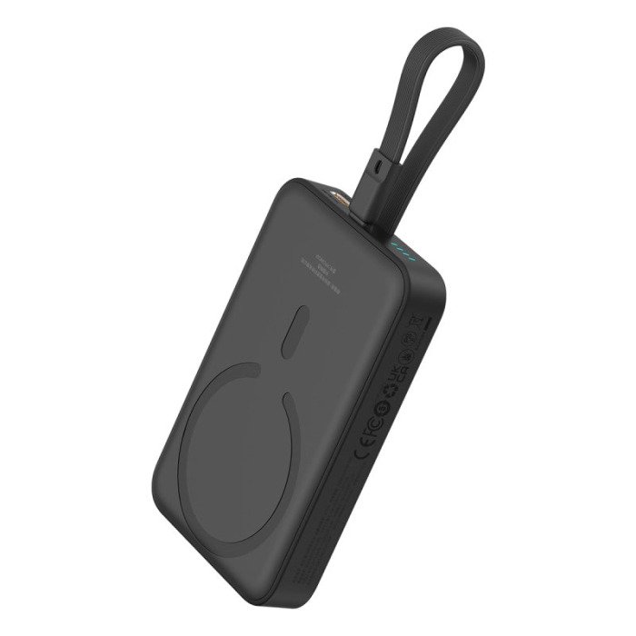 Baseus PPCXM10I – 10000mAh magnetic power bank side angle