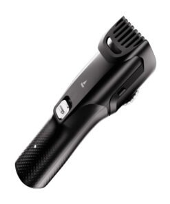 boAt Slazer S100 Beard Trimmer – Phantom Black, front angled view