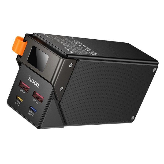 Hoco DB100 Harmony 30000mAh power bank - angled view with ports