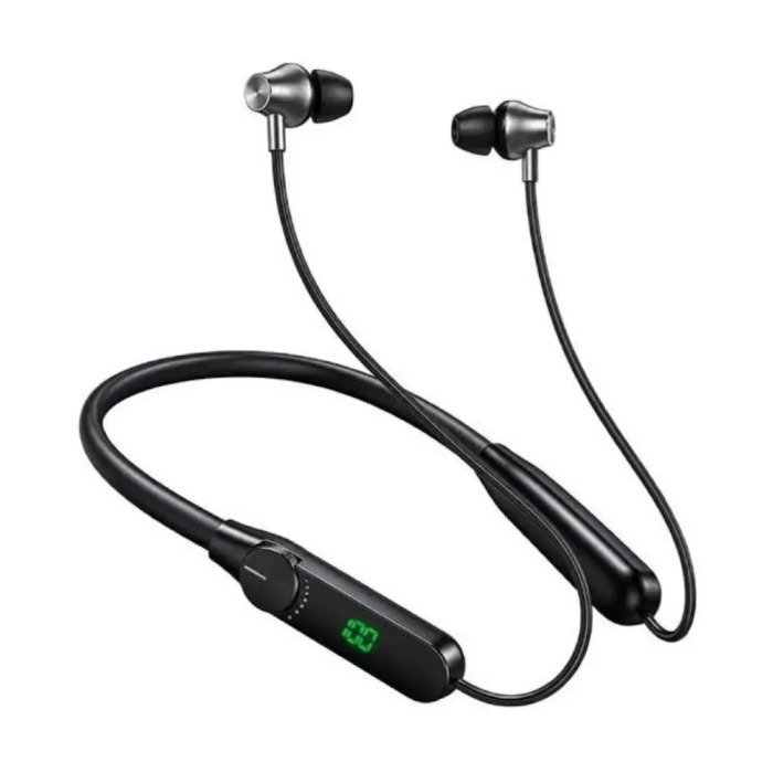 Hoco ES78 Naya Bluetooth 6.0 Neckband - black with LED display