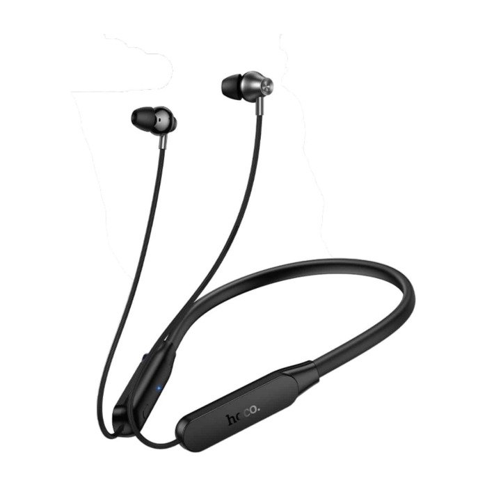 Hoco ES78 Naya Bluetooth 6.0 Neckband - black with magnetic earbuds