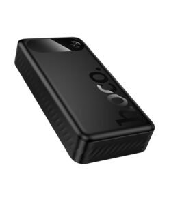 Hoco J154A – black power bank angled view